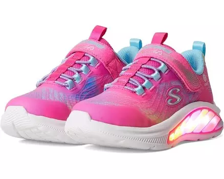 Кроссовки SKECHERS KIDS Rainbow Cruisers - Rainbow Reflection 303722L, цвет Hot Pink/Multi