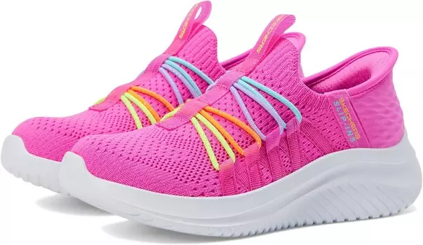 Кроссовки SKECHERS KIDS Slip-Ins-Ultra Flex 3.0 303824L, цвет Hot Pink/Multi