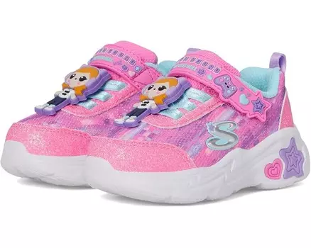 Кроссовки SKECHERS KIDS Snuggle Sneaks - Skech Squad 302214N, цвет Pink/Multi