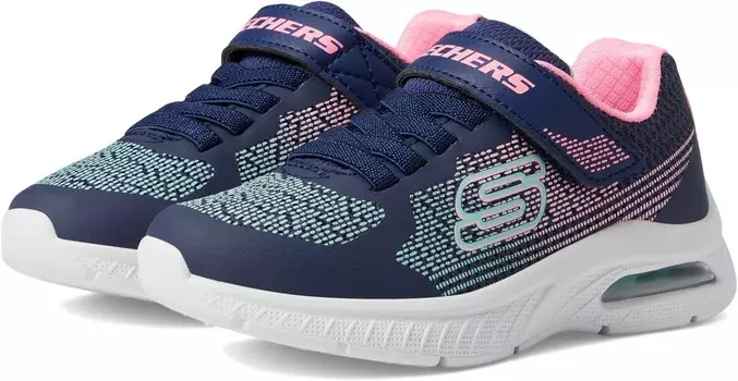 Кроссовки SKECHERS KIDS Sport-Microspec Max Plus 303610L, цвет Navy/Pink