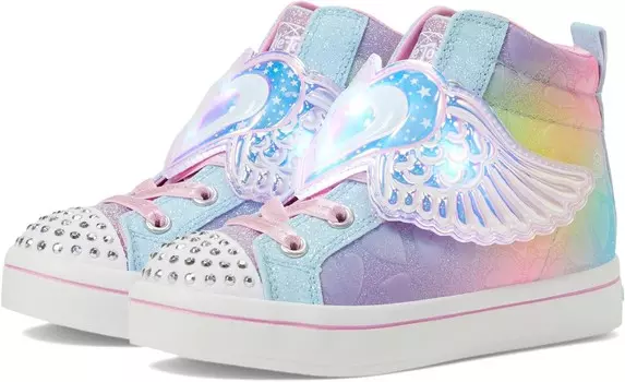 Кроссовки SKECHERS KIDS Twi-Lites 2.0, цвет Light Blue/Multi