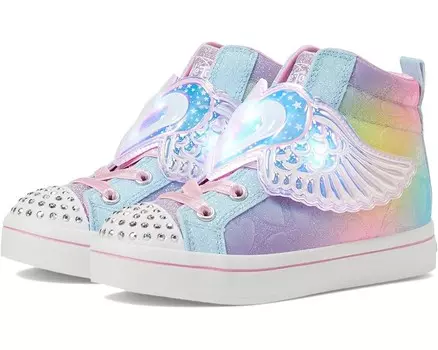 Кроссовки SKECHERS KIDS Twi-Lites 2.0, цвет Light Blue/Multi