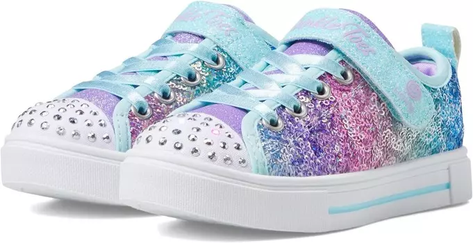 Кроссовки SKECHERS KIDS Twinkle Sparks 314776L, цвет Light Blue/Multi