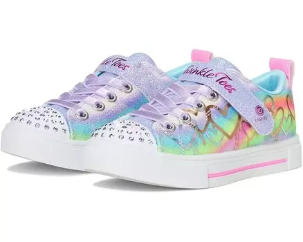 Кроссовки SKECHERS KIDS Twinkle Sparks - Ombre Love 314823L, цвет Lavendar/Multi