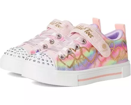 Кроссовки SKECHERS KIDS Twinkle Sparks - Ombre Love 314823L, цвет Light Pink/Multi