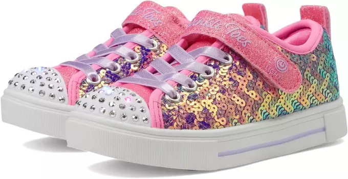 Кроссовки SKECHERS KIDS Twinkle Sparks - Sequin Party, цвет Pink/Multi