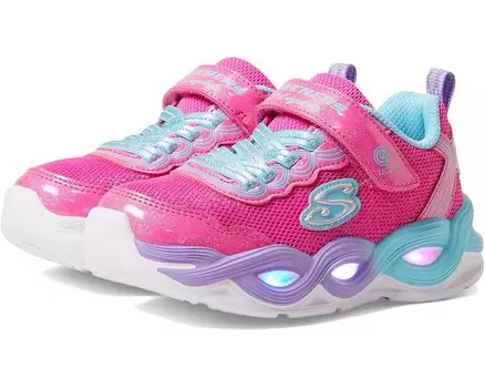 Кроссовки SKECHERS KIDS Twisty Glow Light Up Sneaker, цвет Hot Pink