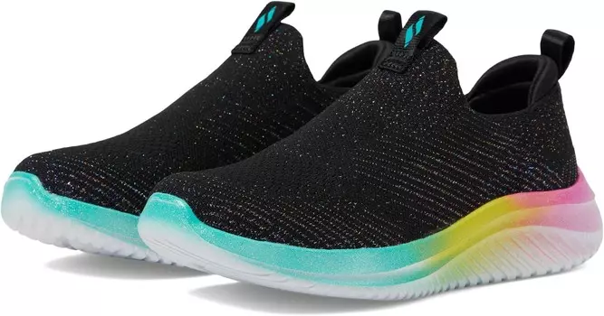 Кроссовки SKECHERS KIDS Ultra Flex 3.0 Stretch Knit, цвет Black/Multi