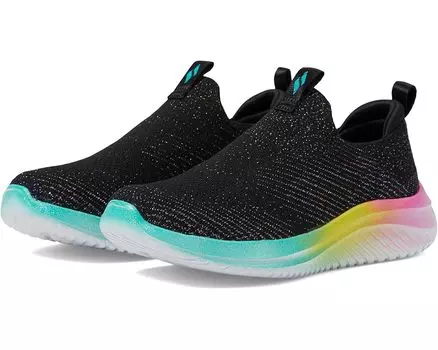 Кроссовки SKECHERS KIDS Ultra Flex 3.0 Stretch Knit, черный/мульти