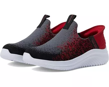 Кроссовки SKECHERS KIDS Ultra Flex 3.0 - Brisk-Spec 403837L Slip On Sneaker, цвет Charcoal/Red