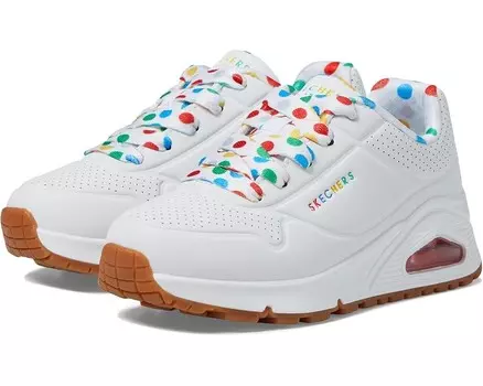 Кроссовки SKECHERS KIDS Uno Gen1 - Trendy Dotty 310558L, цвет White/Multi