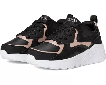Кроссовки SKECHERS KIDS Uno Lite - Metallic Blast 310371L, цвет Black Rosegold