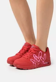 Кроссовки Skechers, красный/розовый