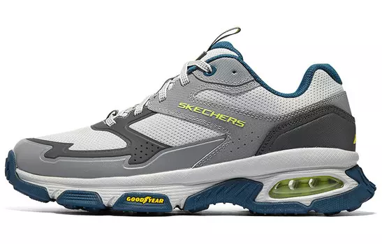 Кроссовки Skechers Lifestyle Shoes Men Low-top Gray, серый/белый
