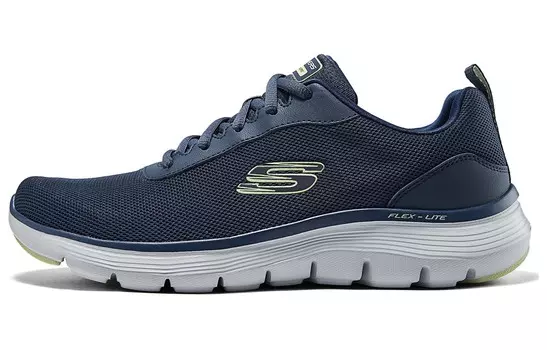Кроссовки Skechers Lifestyle Shoes Men Low-top Blue/white/green, синий