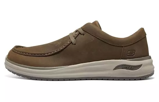 Кроссовки Skechers Lifestyle Shoes Men Low-top Brown, коричневый