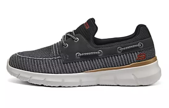 Кроссовки Skechers Lifestyle Shoes Men Low-top Off Black, серый/черный