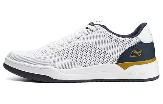 Кроссовки Skechers Lifestyle Shoes Men Low-top White/Blue, белый/синий