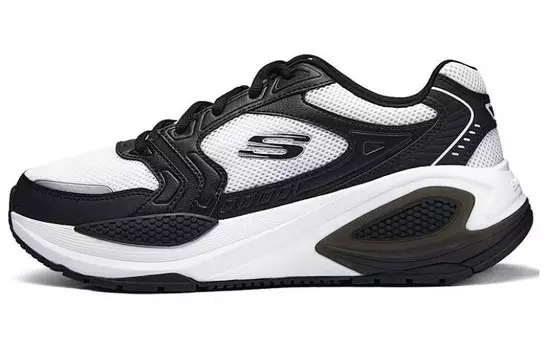 Кроссовки Skechers Lifestyle Shoes Men Low-top Black/White, черный/белый