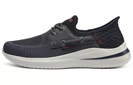 Кроссовки Skechers Lifestyle Shoes Men Low-top Chocolate/black, черный