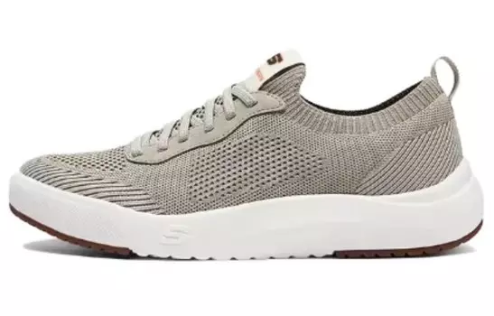 Кроссовки Skechers Lifestyle Shoes Men Low-top Gray, бежевый