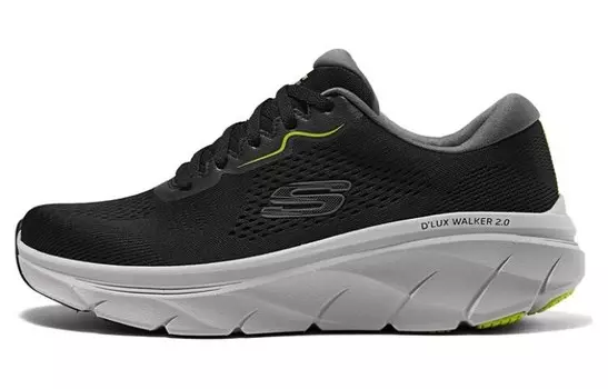 Кроссовки Skechers Lifestyle Shoes Men Low-top Dark Gray, черный/серый