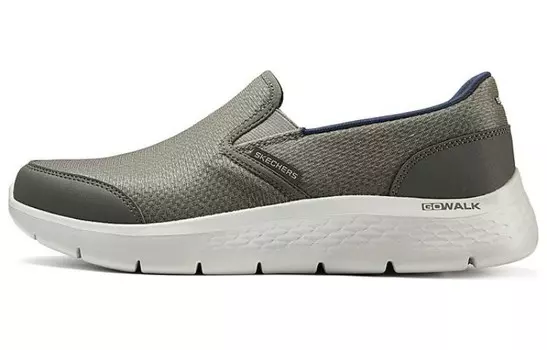 Кроссовки Skechers Lifestyle Shoes Men Low-top Taupe/navy Blue, синий