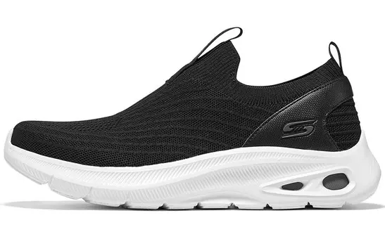 Кроссовки Skechers Lifestyle Shoes Men Low-top Black, черный/белый