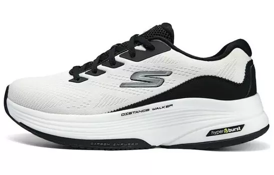Кроссовки Skechers Lifestyle Shoes Men Low-top Black/white/gray, белый/черный