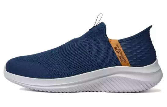Кроссовки Skechers Lifestyle Shoes Men Low-top Blue/Orange, синий/оранжевый