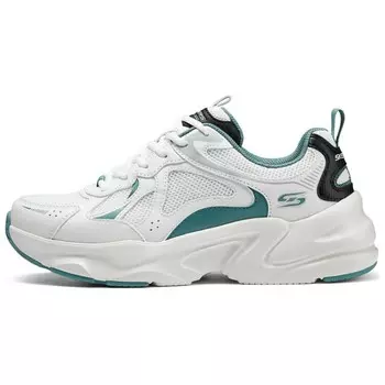Кроссовки Skechers Lifestyle Shoes Men Low-top White/Green/Black, зеленый