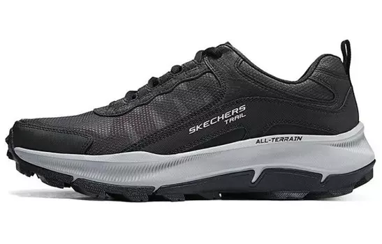 Кроссовки Skechers Lifestyle Shoes Men Low-top Dark Gray, черный/серый