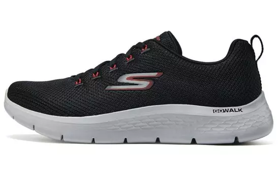 Кроссовки Skechers Lifestyle Shoes Men Low-top Black/Red, черный/красный
