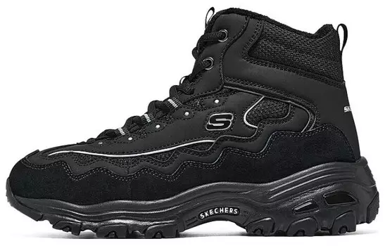 Кроссовки Skechers Lifestyle Shoes Women's High-top Black/White, черный