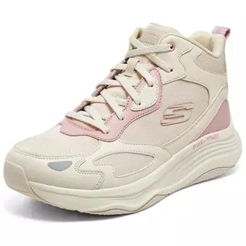 Кроссовки Skechers Lifestyle Shoes Women's High-top Beige/Pink, розовый
