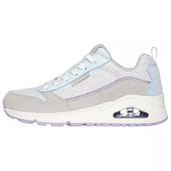 Кроссовки Skechers Lifestyle Shoes Women's Low-top Gray/Blue, серый/синий