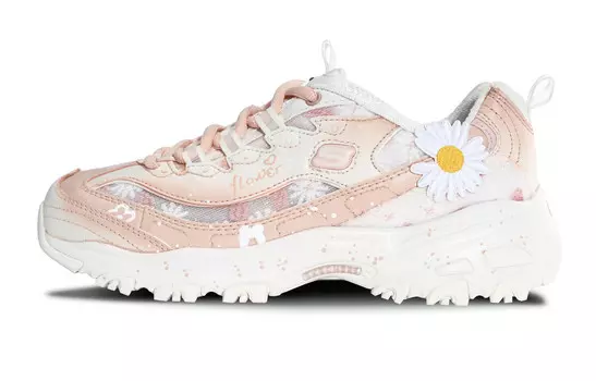 Кроссовки Skechers Lifestyle Shoes Women's Low-top Beige/Pink, розовый