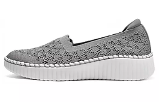 Кроссовки Skechers Lifestyle Shoes Women's Low-top Charcoal Gray, серый