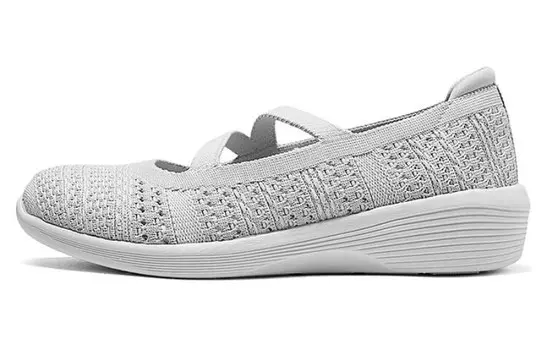 Кроссовки Skechers Lifestyle Shoes Women's Low-top Light Gray, светло-серый