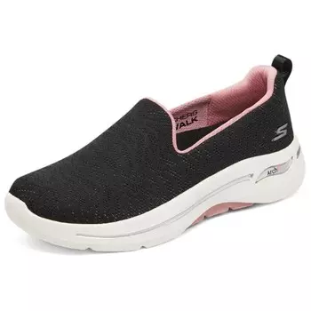 Кроссовки Skechers Lifestyle Shoes Women's Low-top Black/Pink, черный/розовый