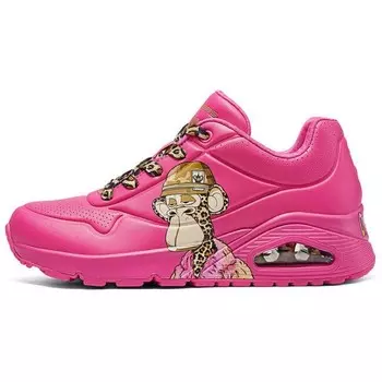 Кроссовки Skechers Lifestyle Shoes Women's Low-top Fuchsia, фуксия
