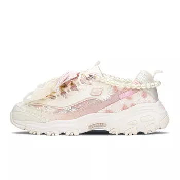 Кроссовки Skechers Lifestyle Shoes Women's Low-top Beige/Pink, белый