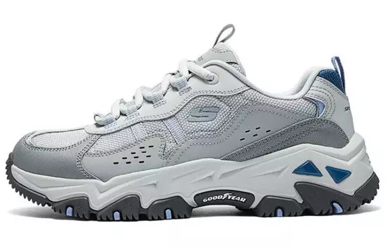 Кроссовки Skechers Lifestyle Shoes Women's Low-top Grey/white, серый/белый