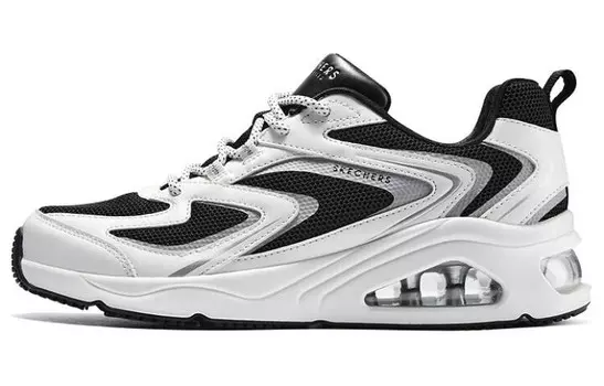 Кроссовки Skechers Lifestyle Shoes Women's Low-top Black/White, черный/белый