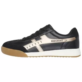 Кроссовки Skechers Lifestyle Shoes Women's Low-top Black/gold, черный/золотой