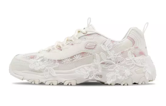 Кроссовки Skechers Lifestyle Shoes Women's Low-top Pink, цвет Off White