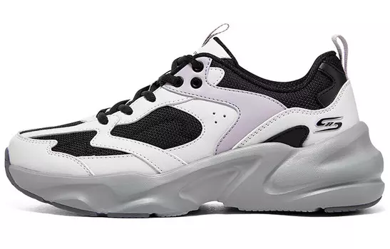 Кроссовки Skechers Lifestyle Shoes Women's Low-top White/Black/Purple, белый/черный