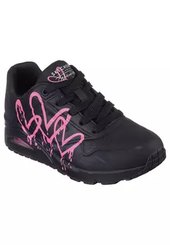 Кроссовки Skechers Low UNO DRIPPING, черный