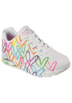 Кроссовки Skechers Low UNO HIGHLIGHT LOVE, белый