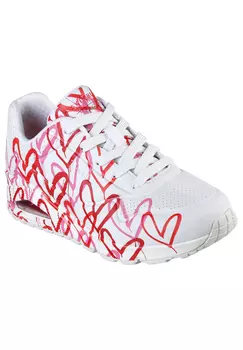 Кроссовки Skechers Low UNO SPREAD THE LOVE, белый
